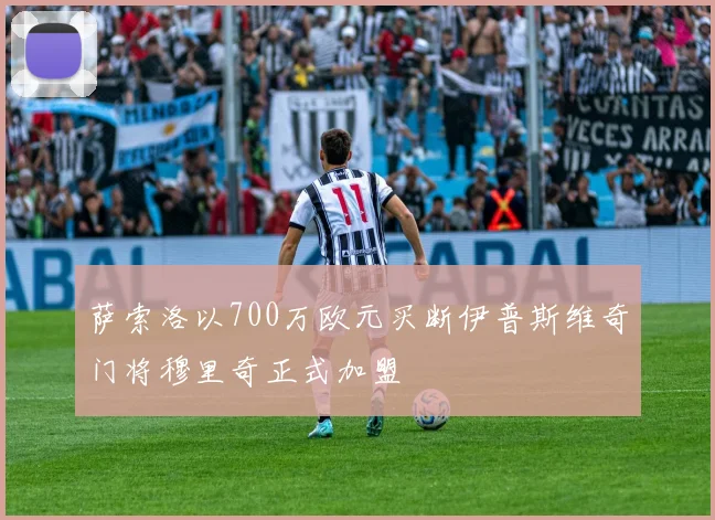 萨索洛以700万欧元买断伊普斯维奇门将穆里奇正式加盟